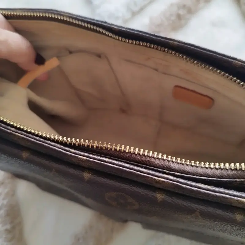 Cartera de cuero estampada - 3