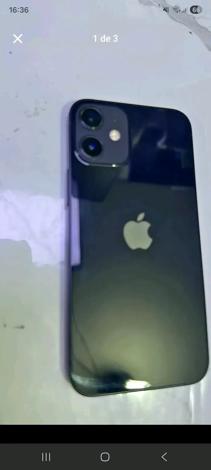 Smartphone Apple negro - 1