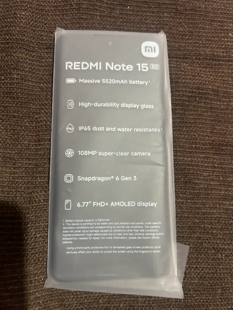 REDMI Note 15 5G Negro 256GB - 3