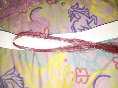 Extensiones de cabello rosado - miniatura 2