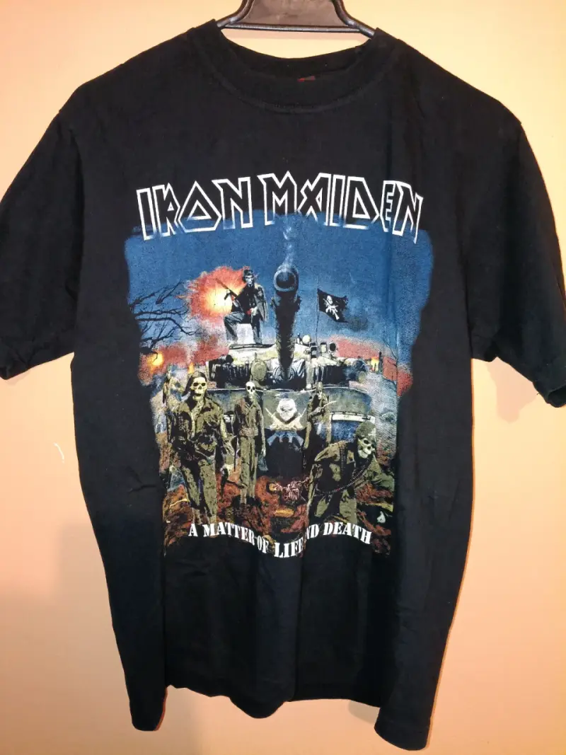 Polera Iron Maiden negra talla S - 2