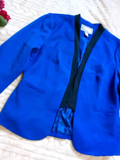 Blazer azul mujer - miniatura 2
