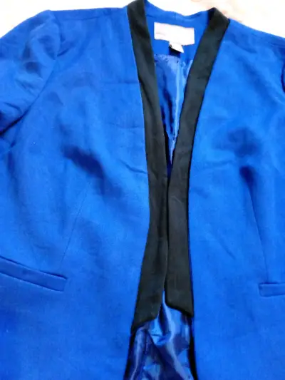 Blazer azul mujer - miniatura 3