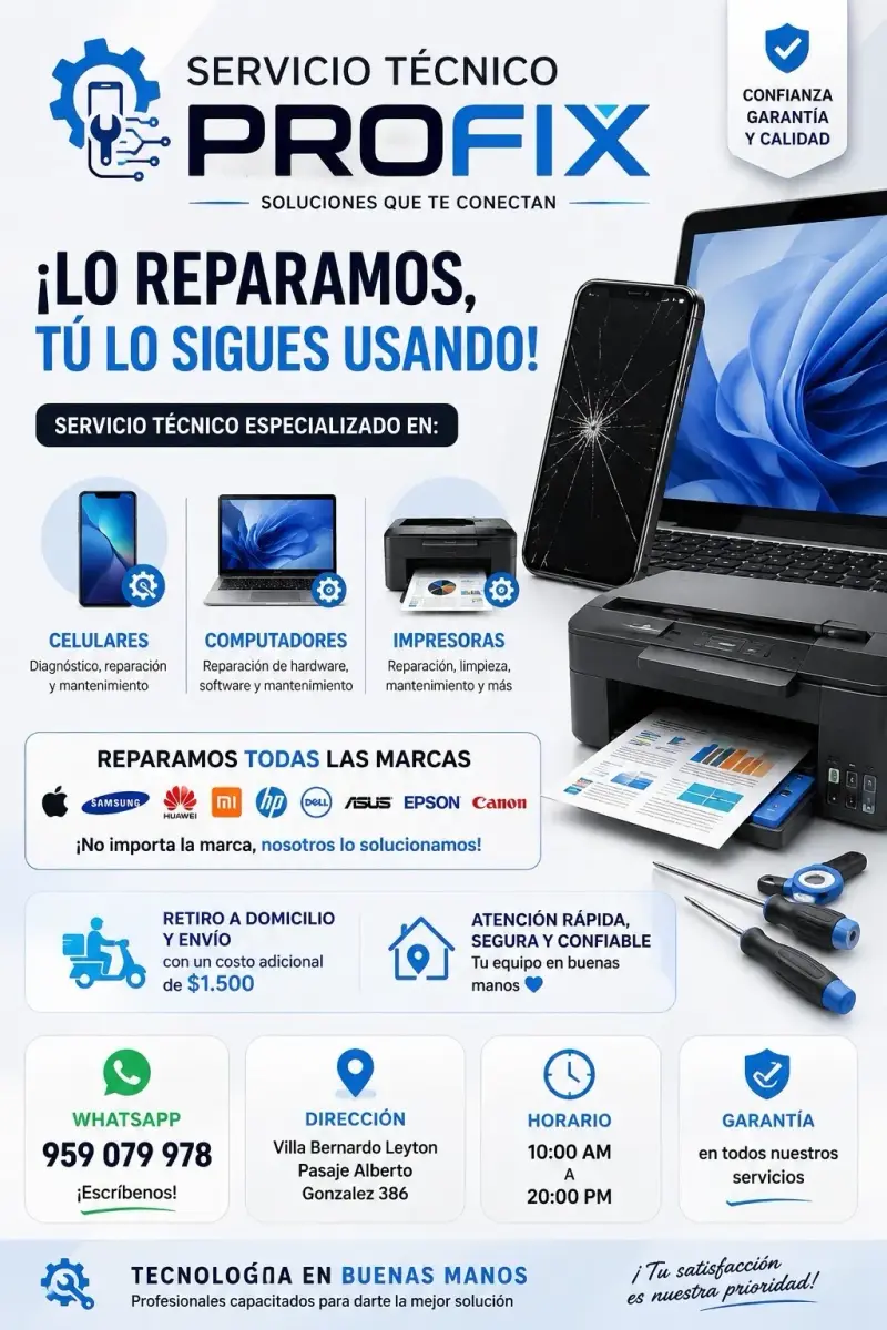 Servicio técnico profix - 2