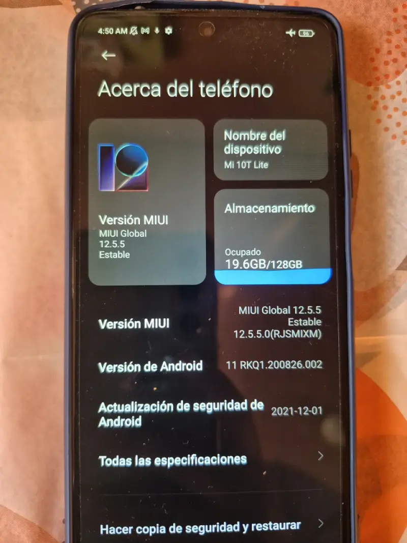 Telefono Xiaomi Mi 10T Lite - 5