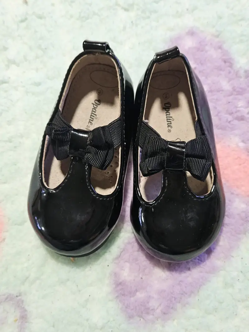Zapatos charol negro para niña - 2