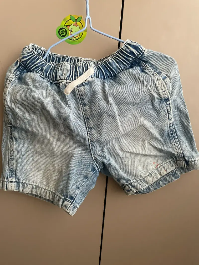 Shorts de mezclilla infantil - 1