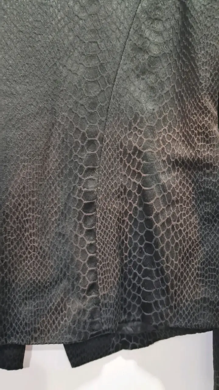 Blazer negro con textura - 3