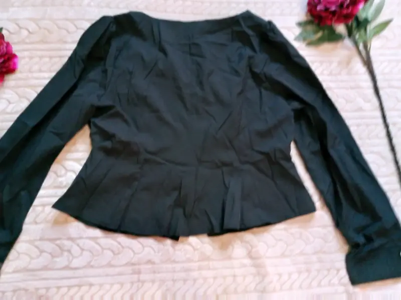 Blusa negra elegante mujer - 6