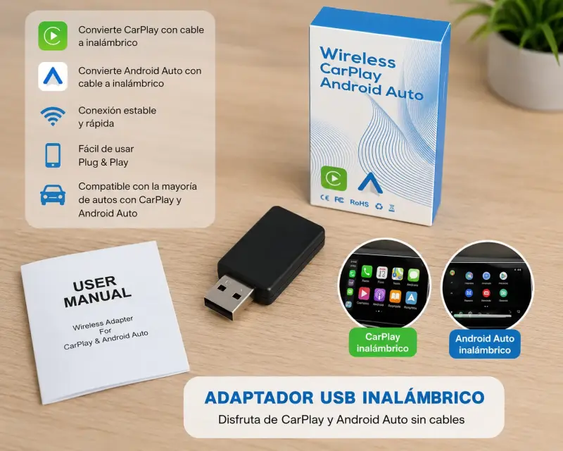 Adaptador CarPlay/Android Auto - 1