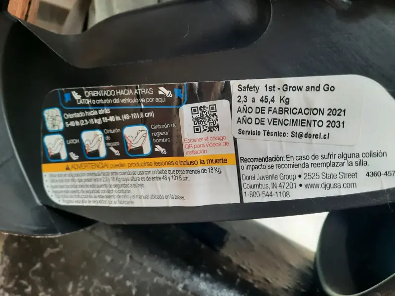 Silla de auto Britax gris - 6