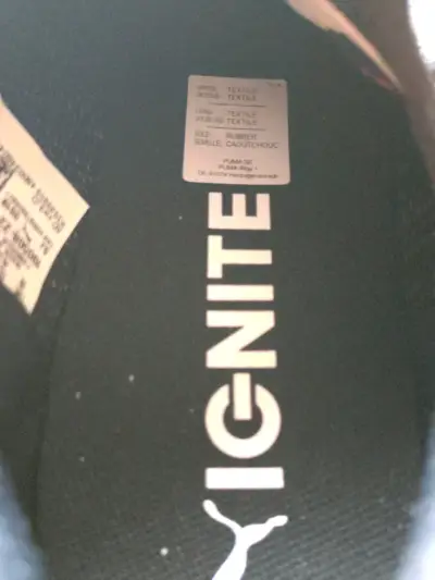 Zapatillas negras deportivas Puma IGNITE talla 42 - miniatura 5