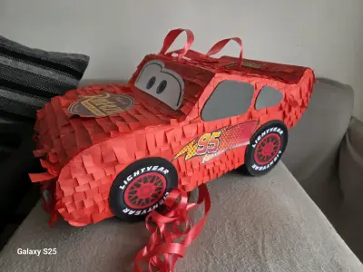 Piñata Cars temática roja - miniatura 2