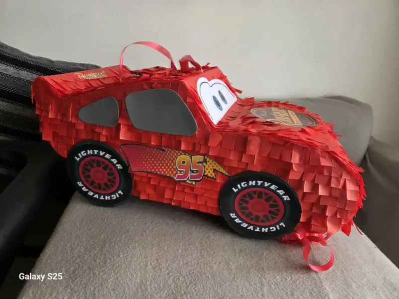 Piñata Cars temática roja - 3