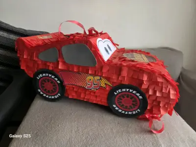 Piñata Cars temática roja - miniatura 3