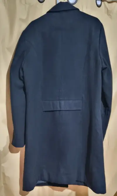 Abrigo Negro Mujer con botones - miniatura 2
