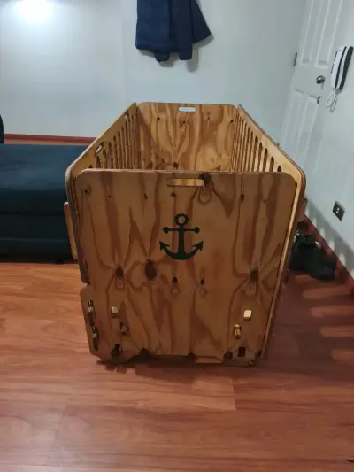 Cuna de madera para bebé - miniatura 5