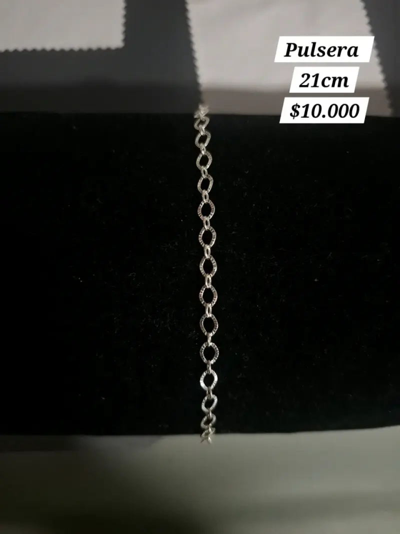 Pulsera de plata 21cm