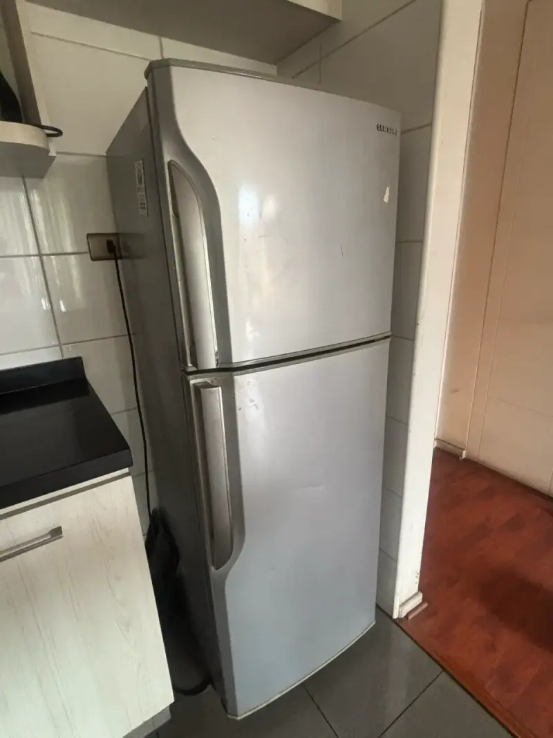 Refrigerador Samsung plateado