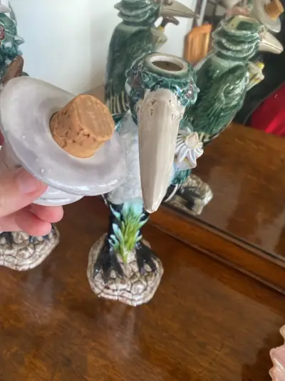 Decantador de cerámica pájaro - miniatura 1