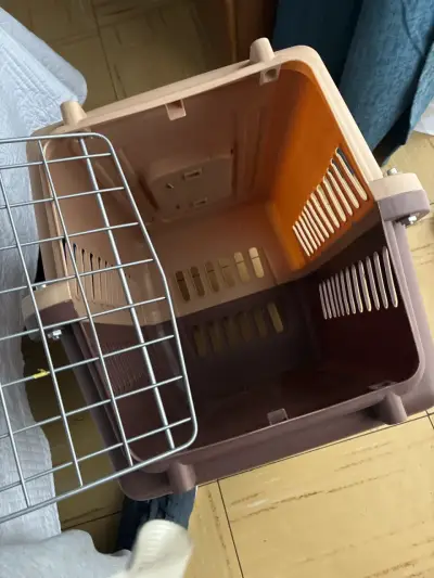 Transportadora de mascotas beige - miniatura 3
