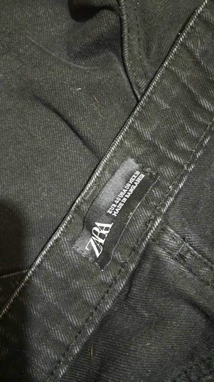 Shorts negros de mezclilla - 2