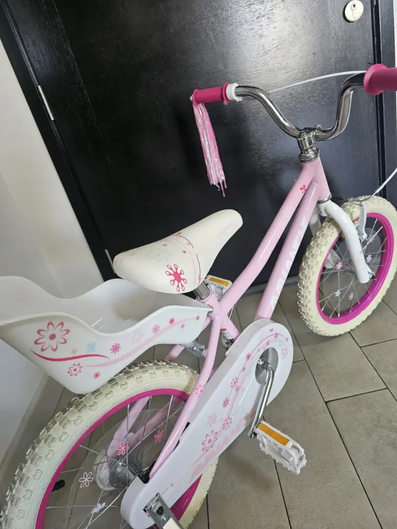 Bicicleta infantil aro 16 rosa - 2