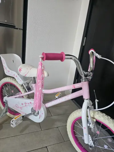 Bicicleta infantil aro 16 rosa - miniatura 5