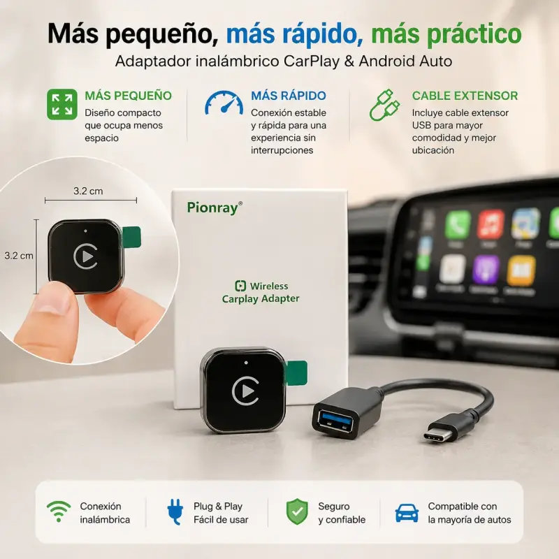 Adaptador inalámbrico CarPlay - 1