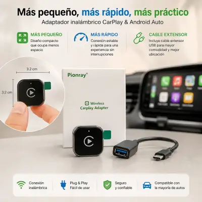 Adaptador inalámbrico CarPlay - miniatura 1