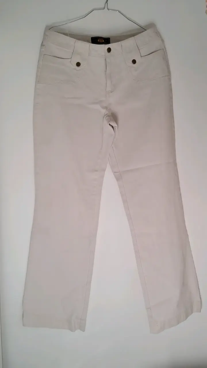 Pantalón blanco mujer - 1