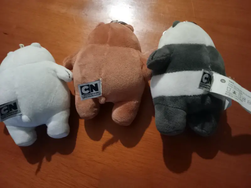 Set de llaveros de peluche, los osos escandalosos - 3