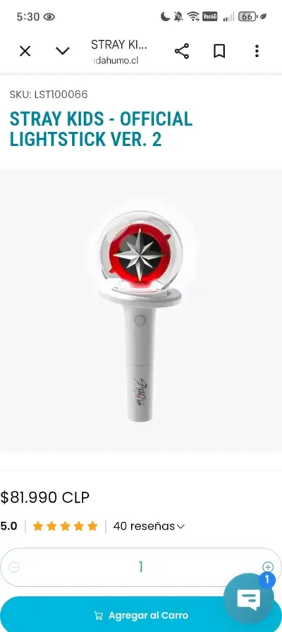 Light Stick Stray Kids Ver. 2 ORIGINAL - miniatura 4