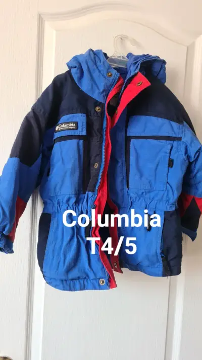 Chaqueta infantil Columbia roja - miniatura 2