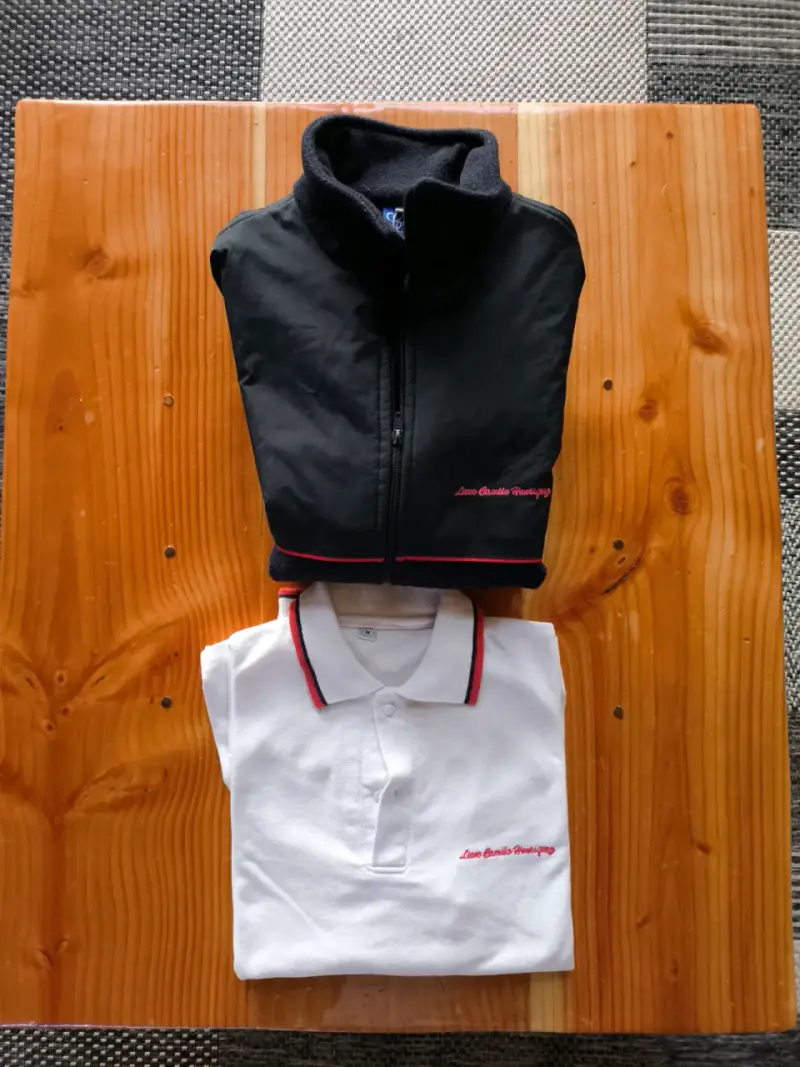 Conjunto poleron de polar y polera piqué larga LCH