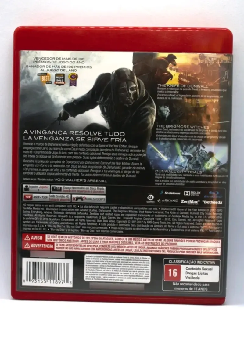 Juego Dishonored PS3 Edición GOTY - 2