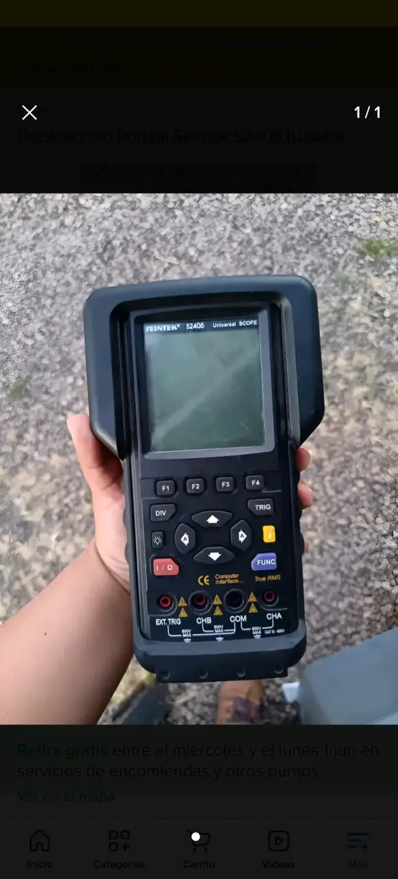 Osciloscopio portátil SeinTek S2405