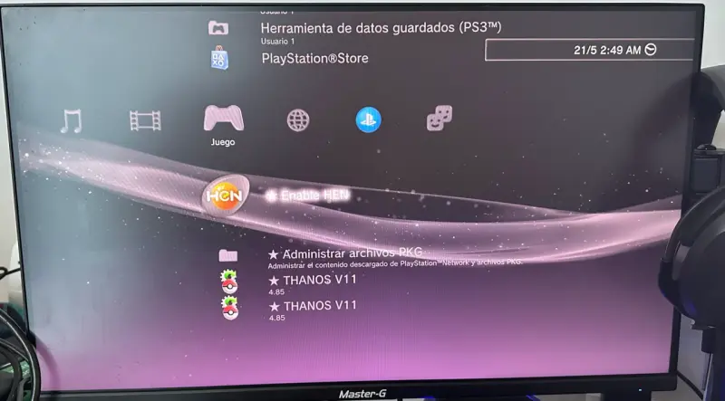 Consola PS3 con juegos y control - 4
