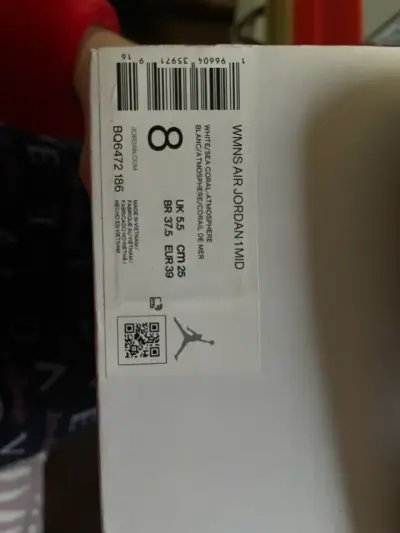 Jordan 1 Mid Rosadas Originales Talla 39 - miniatura 2