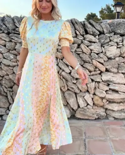 Vestido bohemio con estampado floral - miniatura 2