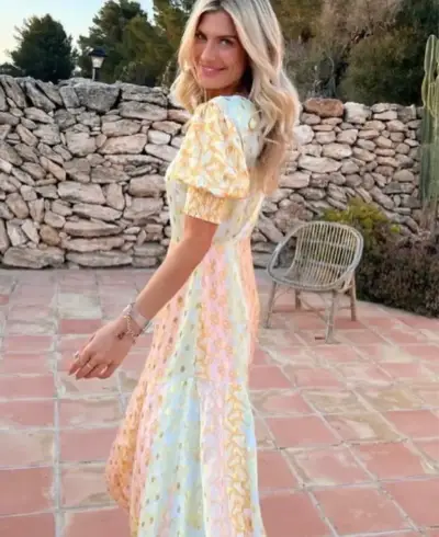 Vestido bohemio con estampado floral - miniatura 4
