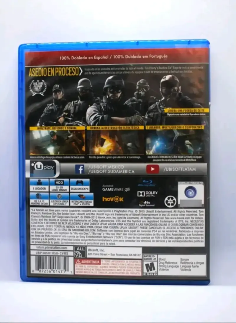 Juego PS4 Rainbow Six Siege - 2