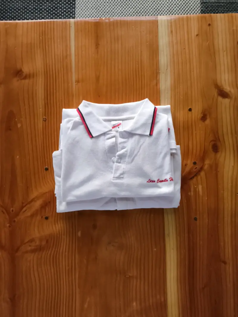Un par de poleras uniforme Liceo Camilo Henríquez