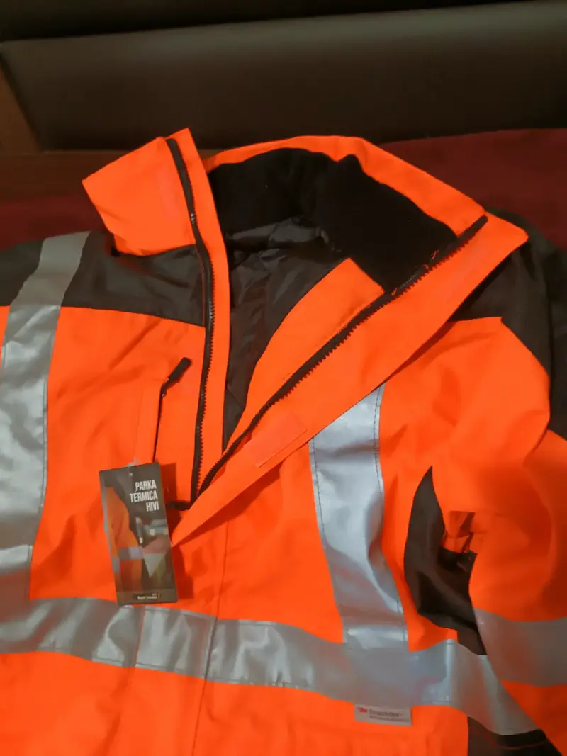 Parka térmica naranja HI-VI - 3