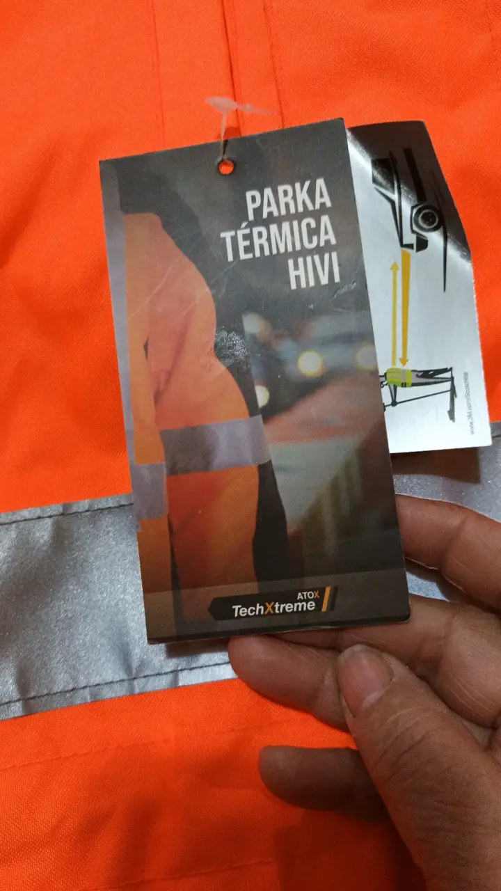 Parka térmica naranja HI-VI - 5