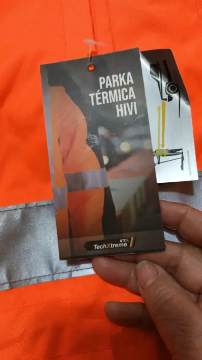 Parka térmica naranja HI-VI - miniatura 5