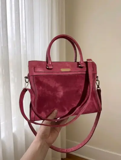 Cartera de mano color vino - miniatura 2