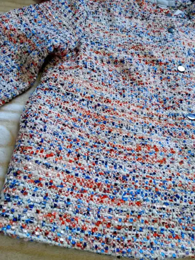 Chaqueta de lana colorida - miniatura 3