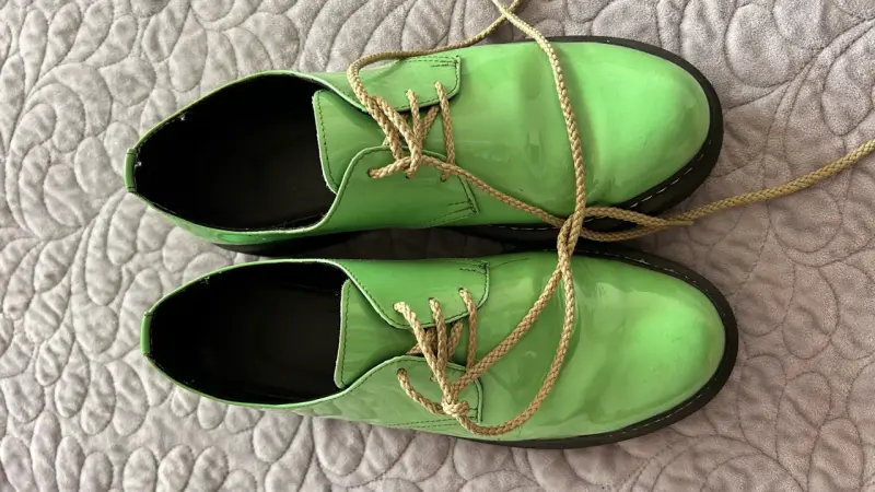 Zapatos verdes de charol - 2