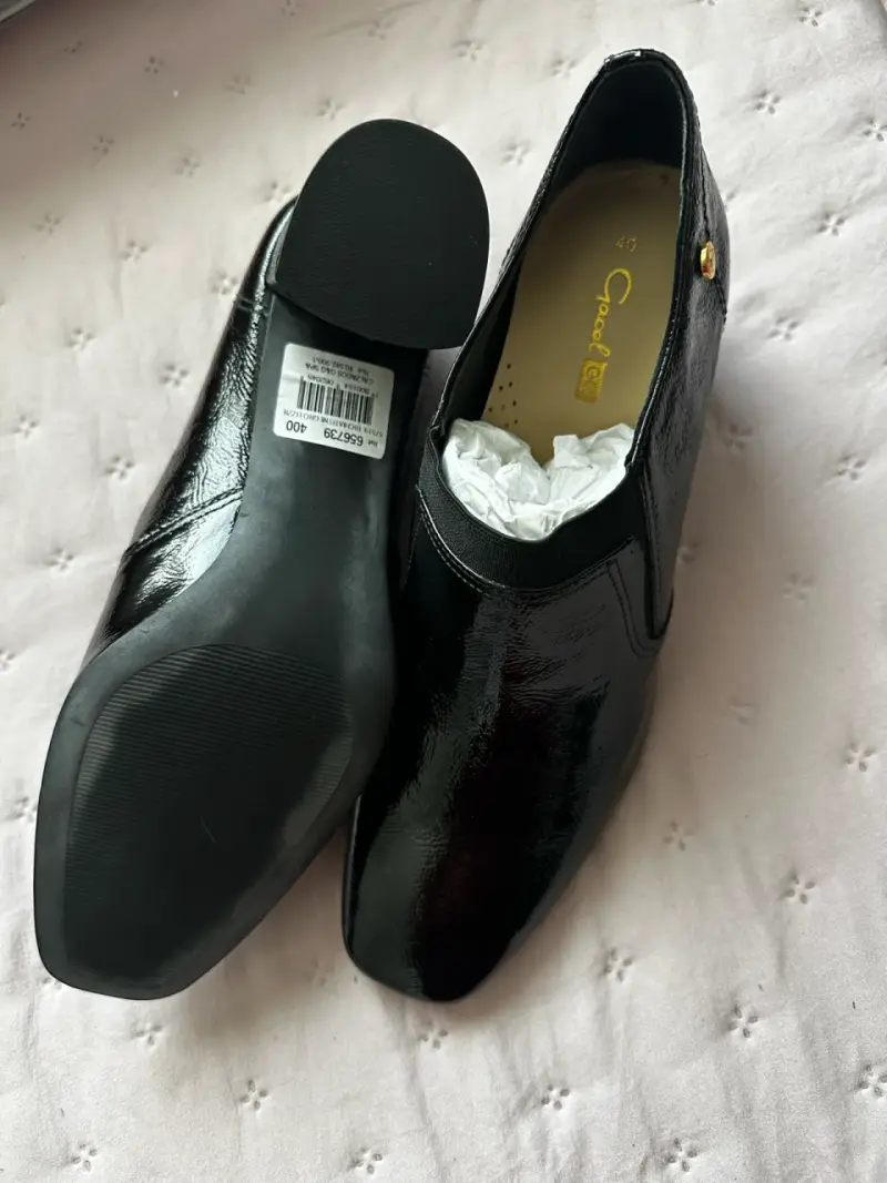 Zapatos Gacel negros charol elegantes - 2